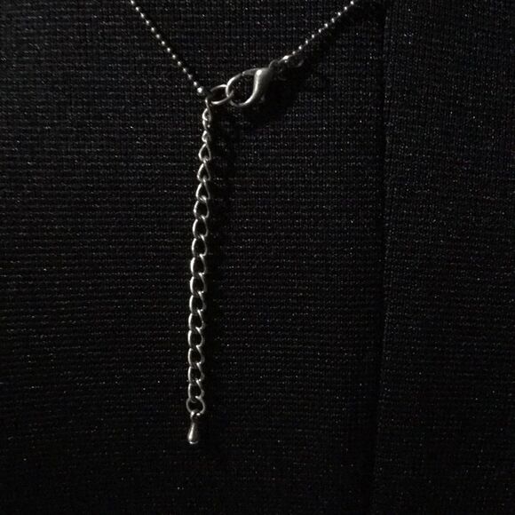 Bundle Sale 3 for $15 | Silver Tone Key Pendant Necklace | Rhinestones - Picture 4 of 10